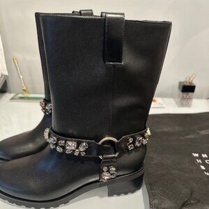 White House Black Market Rhinestone Boots- Size 7